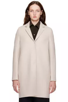 Бежевое открытое пальто Harris Wharf London