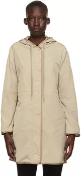 Бежевое пальто Lebris Moncler
