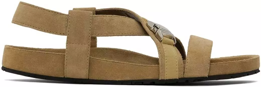 Бежевые активные сандалии Wales Bonner