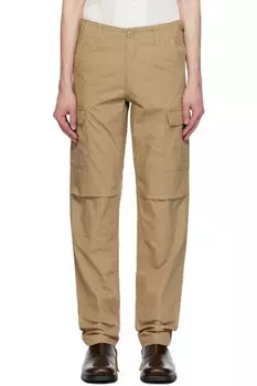 Бежевые авиационные брюки-карго Carhartt Work In Progress