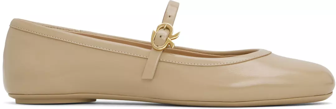 Бежевые балетки Carla Gianvito Rossi