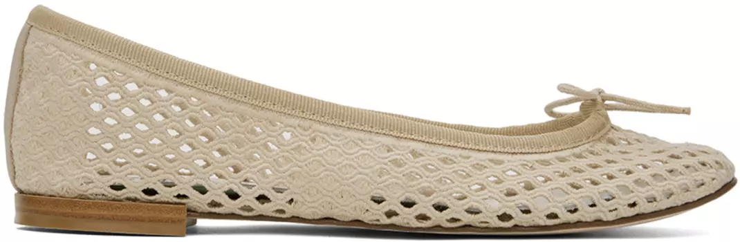 Бежевые балетки Cendrillon Repetto