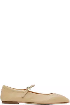 Бежевые балетки Uma Aeyde