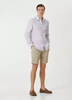 Бежевые бермуды Rota