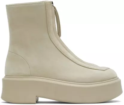 Бежевые ботильоны на молнии I The Row