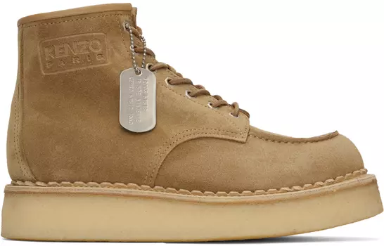 Бежевые ботинки Kenzoyama