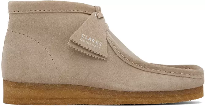 Бежевые ботинки Wallabee Clarks Originals Edition Undercover
