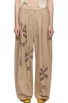 Бежевые брюки Catchfly Collina Strada