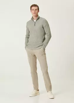 Бежевые брюки чинос Beymen