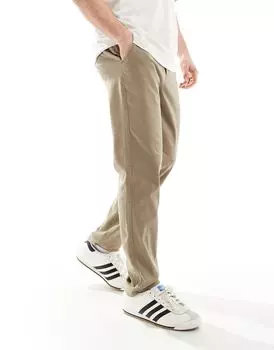 Бежевые брюки чинос прямого кроя Jack & Jones Intelligence ollie