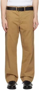 Бежевые брюки чинос RRL