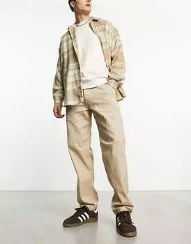 Бежевые брюки чинос свободного кроя Jack & Jones Intelligence Kane