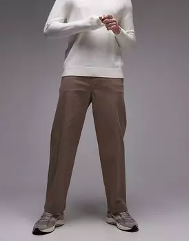 Бежевые брюки чинос свободного кроя Selected Homme