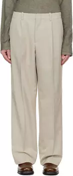 Бежевые брюки-чиносы Borrowed OUR LEGACY