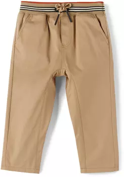 Бежевые брюки Dilan в полоску Baby Baby Burberry