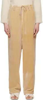 Бежевые брюки для отдыха Le Papier 'Le Pantalon Taiolo' Jacquemus