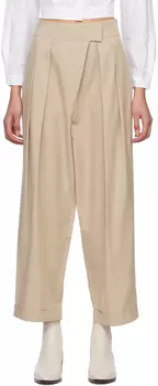 Бежевые брюки дзен Blossom
