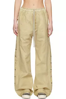 Бежевые брюки Hollywood Pusher Lounge Rick Owens DRKSHDW