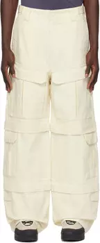 Бежевые брюки-карго Carvas Entire Studios