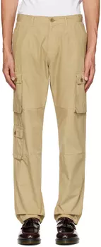 Бежевые брюки карго из техно-десерта John Elliott