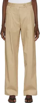 Бежевые брюки Lydia DEVEAUX NEW YORK