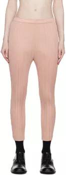 Бежевые брюки Monthly Colours November Pleats Please Issey Miyake