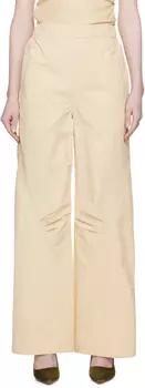 Бежевые брюки на резинке WYNN HAMLYN