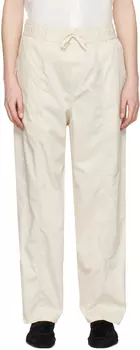 Бежевые брюки с кулиской Emporio Armani