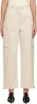 Бежевые брюки с кулиской Totême