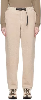 Бежевые брюки с поясом Gramicci