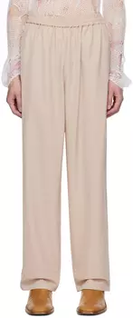 Бежевые брюки с тремя карманами Shell Acne Studios