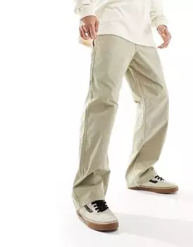 Бежевые брюки широкого кроя Jack & Jones