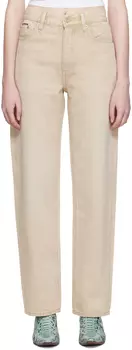 Бежевые джинсы Бенц EYTYS