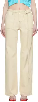 Бежевые джинсы Чико Kijun