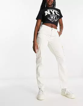 Бежевые джинсы карго Pimkie