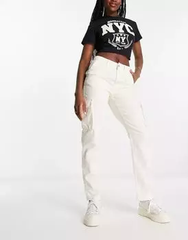 Бежевые джинсы карго Pimkie