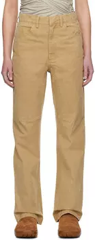 Бежевые джинсы Task Entire Studios