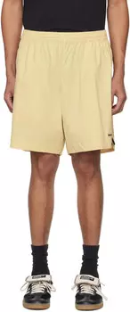 Бежевые футбольные шорты adidas Originals Edition Statement Wales Bonner