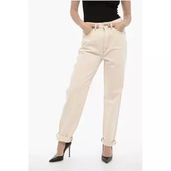 Бежевые хлопковые джинсы Деним Re/Done, Beige