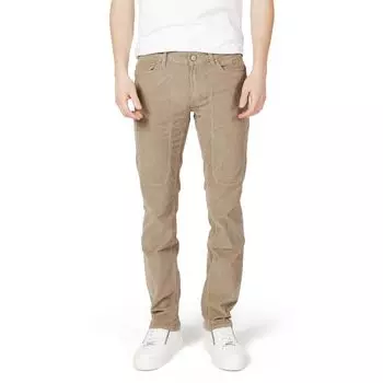 Бежевые хлопковые джинсы и брюки Jeckerson