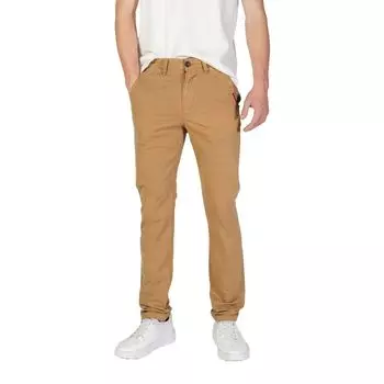 Бежевые хлопковые джинсы и брюки Superdry.