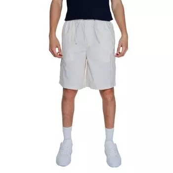 Бежевые хлопковые короткие шорты Jack & Jones