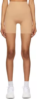 Бежевые изогнутые шорты ERES