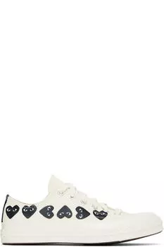 Бежевые кеды Converse Edition Chuck 70 Multi Heart COMME des GARONS PLAY