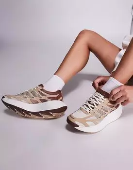 Бежевые кроссовки Adidas Originals Adizero Aruku