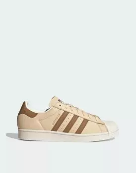 Бежевые кроссовки adidas Originals Superstar