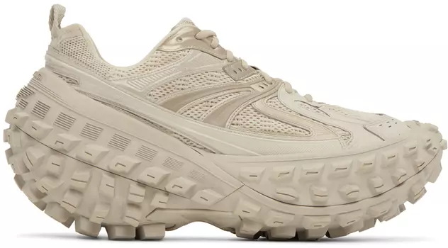 Бежевые кроссовки Defender Balenciaga