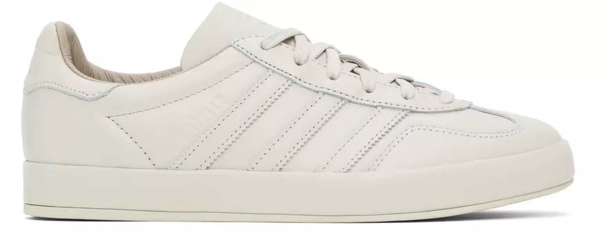 Бежевые кроссовки Gazelle для дома Adidas Originals, Alumina/ Alumina/Wonder beige
