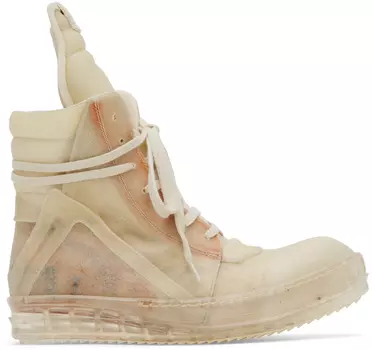 Бежевые кроссовки Geobasket Rick Owens