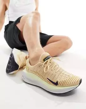 Бежевые кроссовки Nike Reactx Infinity Run 4 Nike